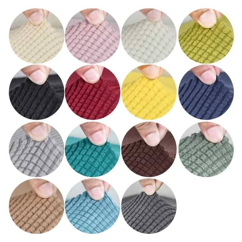 Solid Color Corn Grain Cover Candy Color Pillow Cover for Sofa Office Waist Back Cover Home Decorative Pillowcase Decoration