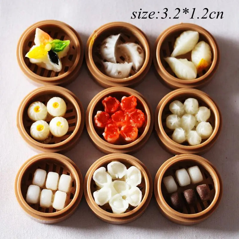 2PCS 1:6 Scale Dollhouse Miniature food Japanese Seafood Noodles Pretend Kitchen food for Blyth,1/6 Doll Accessories - Free Item.
