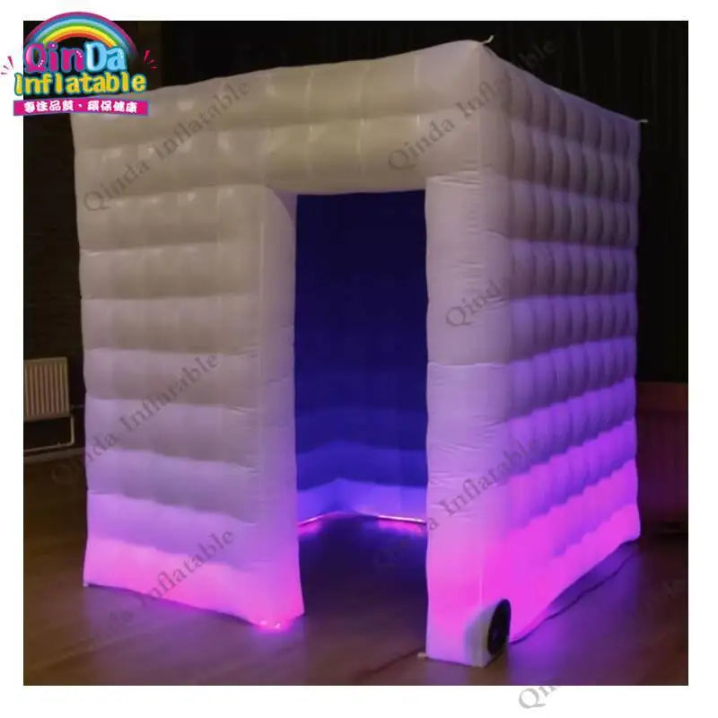 Camping Light Tent, Cube Tent Inflatable Photo Booth With Free Air Blower
