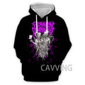 Extermination-Dismemberment  3D Printed Fashion Hoodies Sweatshirts Harajuku Hoodie Sweatshirts Tops Clothing for Women/men