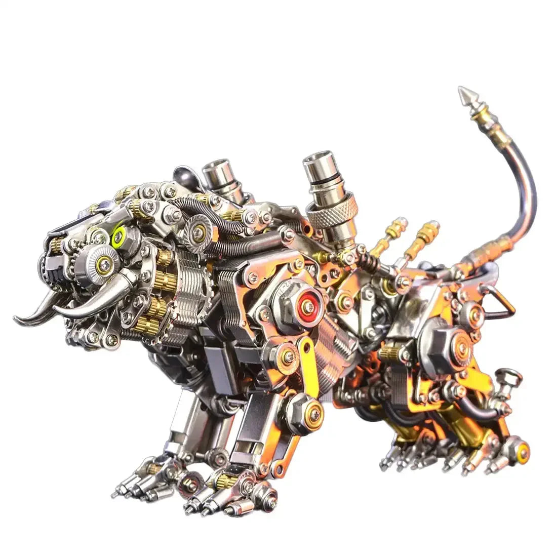 700pcs+ Bengal Tiger  3D Mechanical Metal Assembly Model Kits DIY Mechanical Puzzle Animal Toys For Children Adults