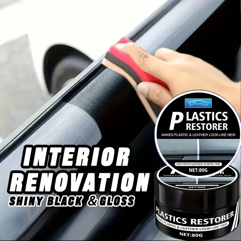Automotive interior gloss paste, suitable for seats, doors, tires, uses whitening and maintenance to maintain long-lasting luste