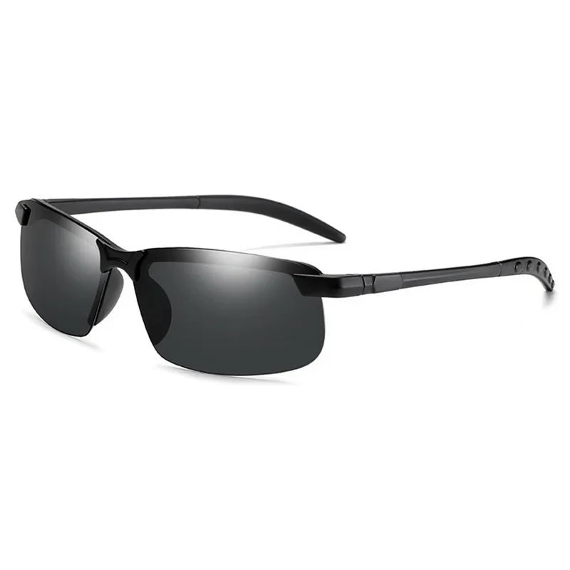 Night Vision Glasses Anti-Glare Driving Goggle Men Half Frame Polarized Sunglasses Driver Outdoor UV400 Day and Night Glasses