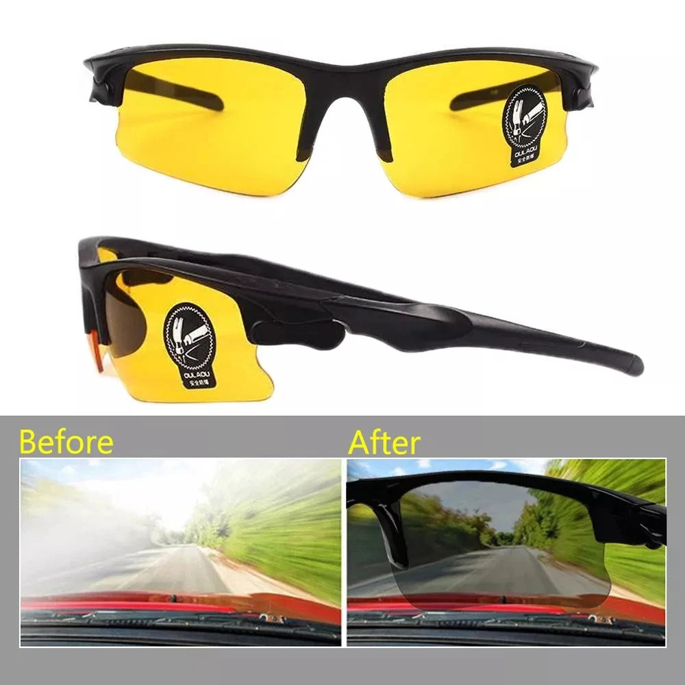 Hot Sale Day Night Car Vision Driver's Eyewear Anti Anti-Glare Night Vision Driver Goggles Night Driving Enhanced Light Glasses