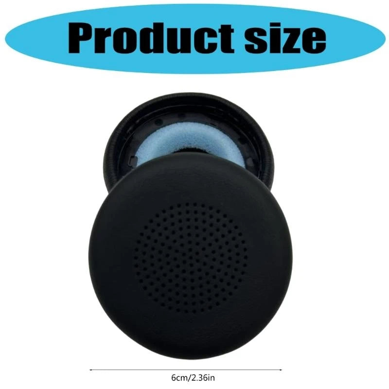 Replacement Leather Earpads Ear Pad For Lenovo VOIP Wireless Headset Headphones Ear Cushions Earmuffs Ear Cover
