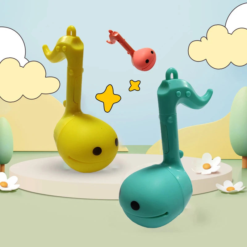 Innovative Electronic Music Toy, Soothing Mini Otamatone Instruments, Adorable Music Notes Design.