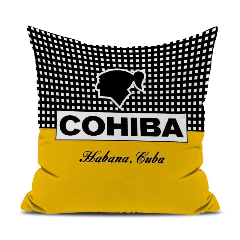 Cushion Cover 45x45 Cushions Covers for Bed Pillows C-cohiba Couple Pillow Pillowcases 50x50 Pilow Cases Car Decoration Anime