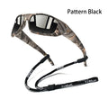 Fashion Vintage Sunglasses with Chain for Men And Women Driving Fishing Sports Running Mountaineering Safety Goggles