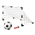 Football Goal Sports  with Pump & Ball Foldable Football Goal Post Weather Resistant Portable Soccer Goal for Kids Children