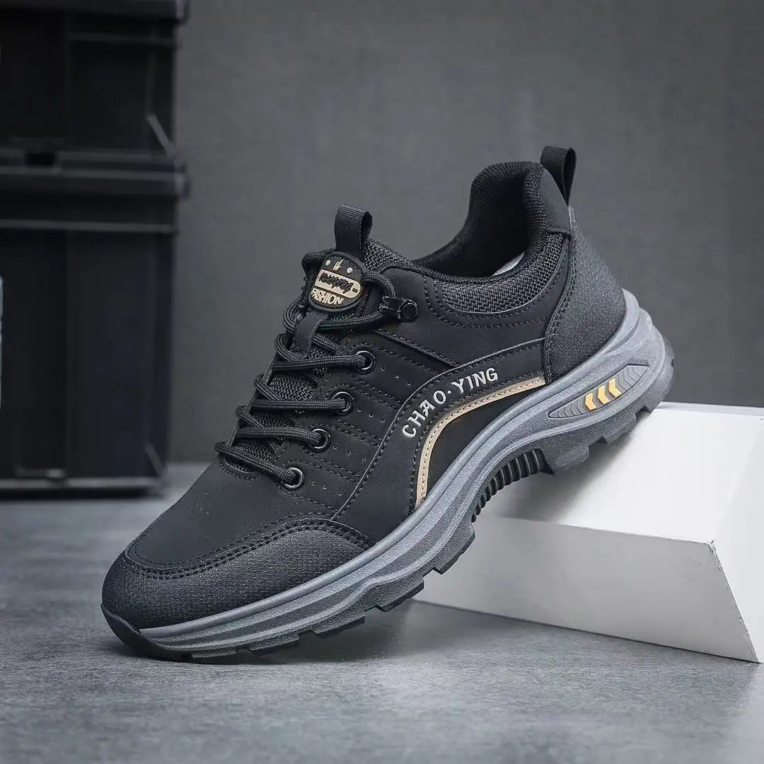 Spring 2025 Men's Fashion Outdoor Sports Casual Shoes Anti-slip Wear-resistant Mountain Climbing Work Shoes Versatile Comfort...