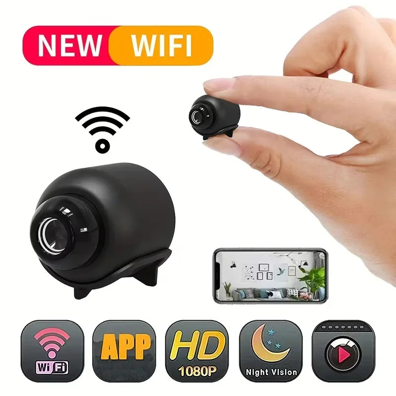 Mini Camera Wireless 1080P Surveillance Security Video Cam Night Vision Motion Detect Camcorder Mini Cam Monitor Smart Home NEW - Free Item