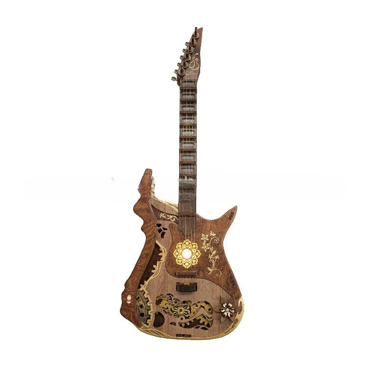 Guitar can be played DIY hand-assembled music theme birthday gift commemorative ornament