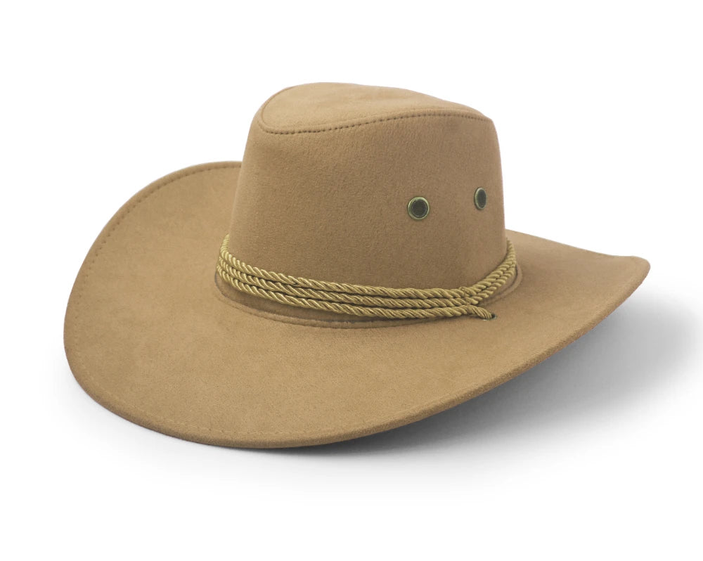 Cowboy Hat Faux Leather Men and Women Travel Caps Fashion Western Hats Chapeu Cowboy Sun Hat