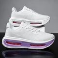 New Men's Running Shoe Night Fluorescent Women Carbon Plate Lace-Up Jogging Cushioning Sneakers Lightweight Casual Shoes