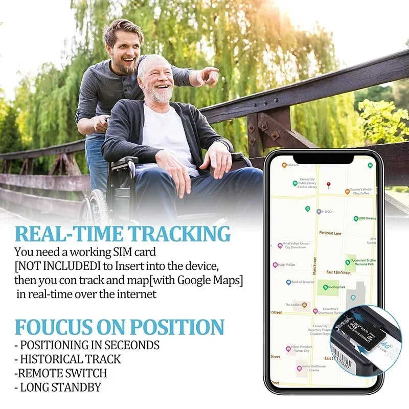 Small GPS locator for cars Accurate positioning Protect car safety Long range Mobile phone can be viewed remotely car tools