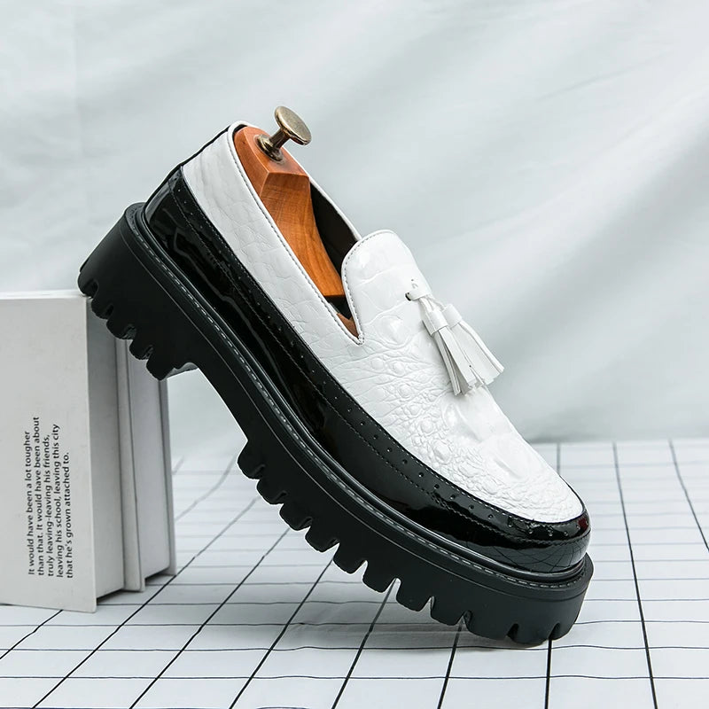 Mens Loafers Shoes Slip on Dress Shoes for Men Patent Leather  Business Casual Driving Prom Party Wedding Comfortabl Shoes