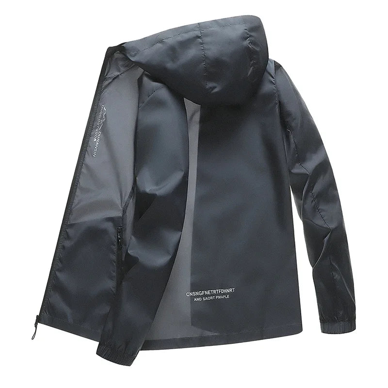 2025 Sunscreen Coats Men's Breathable Sports Waterproof Jacket Summer UV Protection Outdoor Fishing Skin Clothing