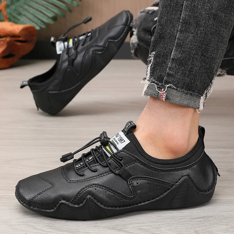 Men's Casual Shoes All Season Integrated Fashion Luxury Design Boots Multifunctional Daily Versatile Flat Shoes Sneakers Men