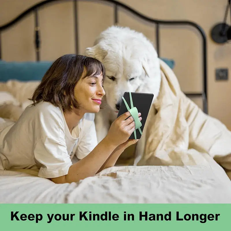 Soft Silicone Hand Strap for Kindle Tablets Comfortable Lightweight Finger Grip Holder High Elasticity Straps for Kobo E-Book