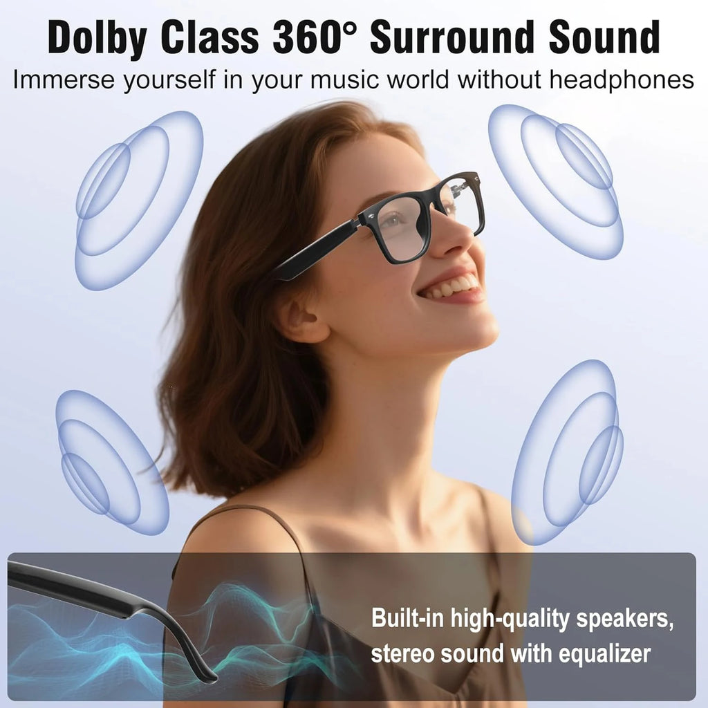 World Premiere 2026 New AI Shooting Glasses 4K HD 800W Pixels Camera Bluetooth Call Voice Assistant AI Translation Smart Glasses