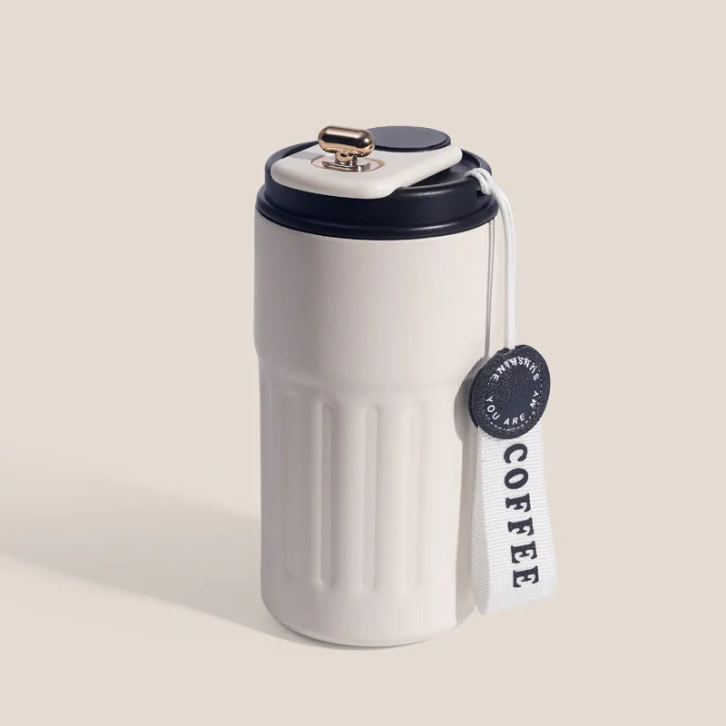 Smart Temperature Display Coffee Thermos, Unisex Portable Stylish Minimalist Gift Mug