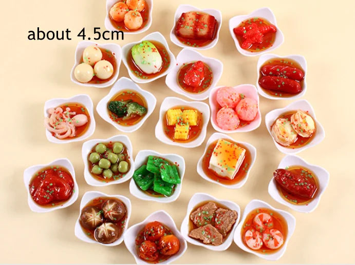 2PCS 1:6 Scale Dollhouse Miniature food Japanese Seafood Noodles Pretend Kitchen food for Blyth,1/6 Doll Accessories - Free Item.