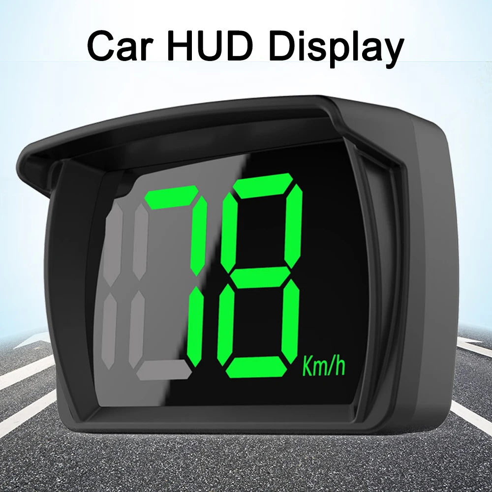 Car HUD Display Car Headup Display MPH GPS Digital Speedometer with LED Large Font Display for Car Truck SUV Motorcycle