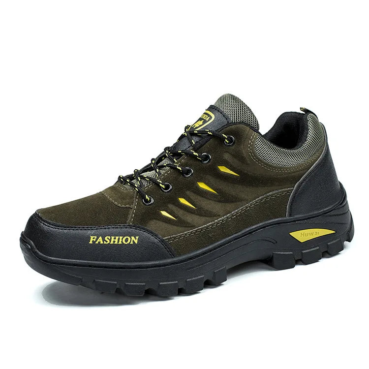 Men's Outdoor Sports Shoes Casual Waterproof Non-Slip Work Boots Warm Cotton Trendy Shoes Breathable Comfortable All-Season - Free Item Weekend (50% off).