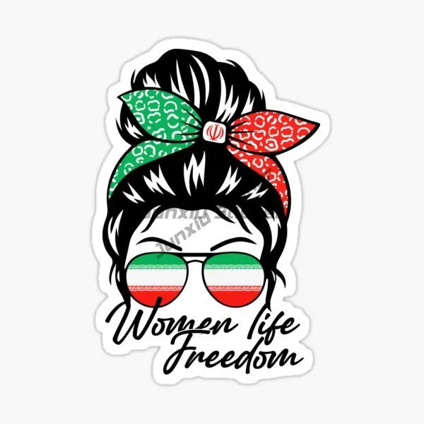 IRAN National Flag Car Sticker for Badge Bicycle Van Laptop Motorcycle Wall Car Window Glass Off-road Decal Customizable