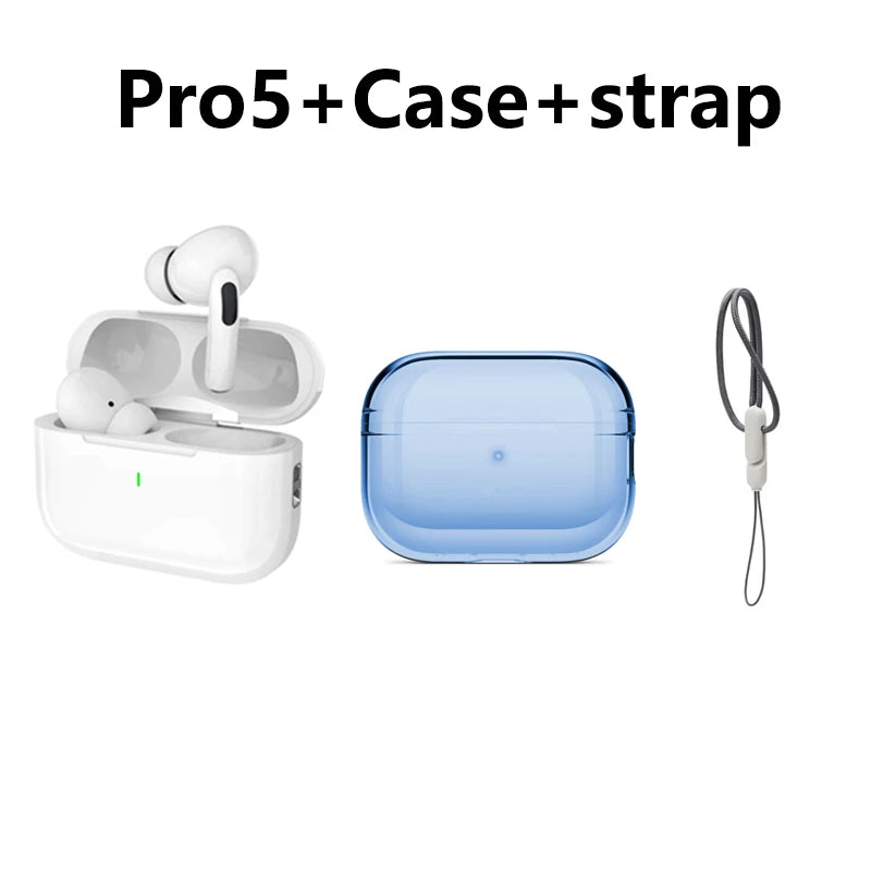 Wireless Earphones Pro 5 TWS Max Bluetooth Sport Earbuds  In Ear Noise Cancelling Headset For iPhone Android Headphone - Free Item