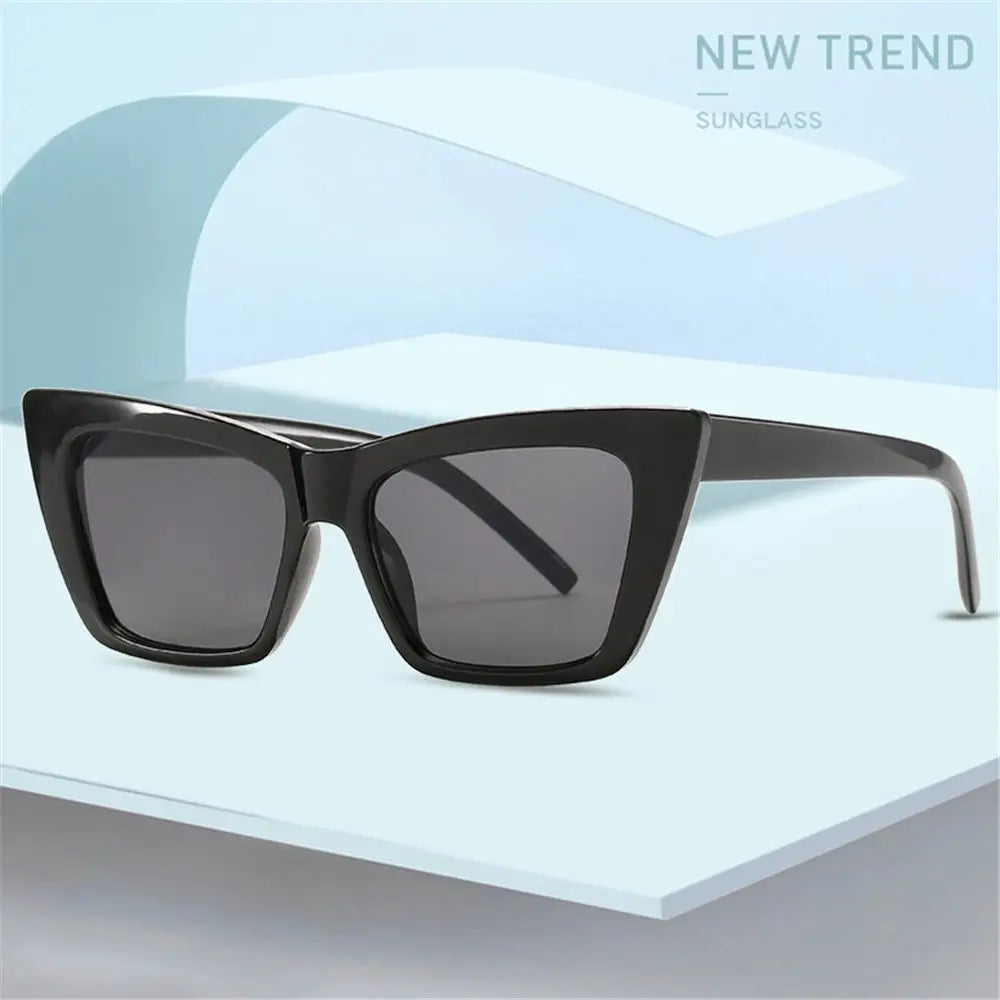 Trendy Cat Eye Sunglasses for Women/Men Retro Square Sun Glasses UV400 Protection Eyewear Summer Shades Fashion Accessories