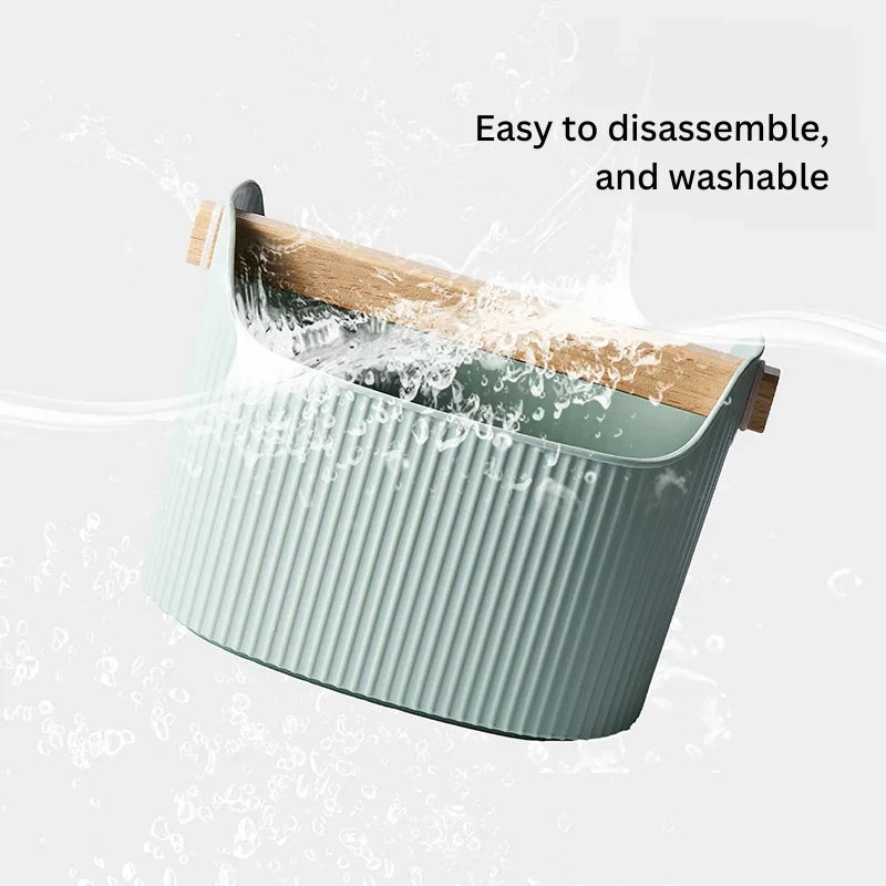 Coffee Knock Box Large Capacity Espresso Grounds Container Powder Beveled Residue Dump Bucket Barista Accessories Maker Tools