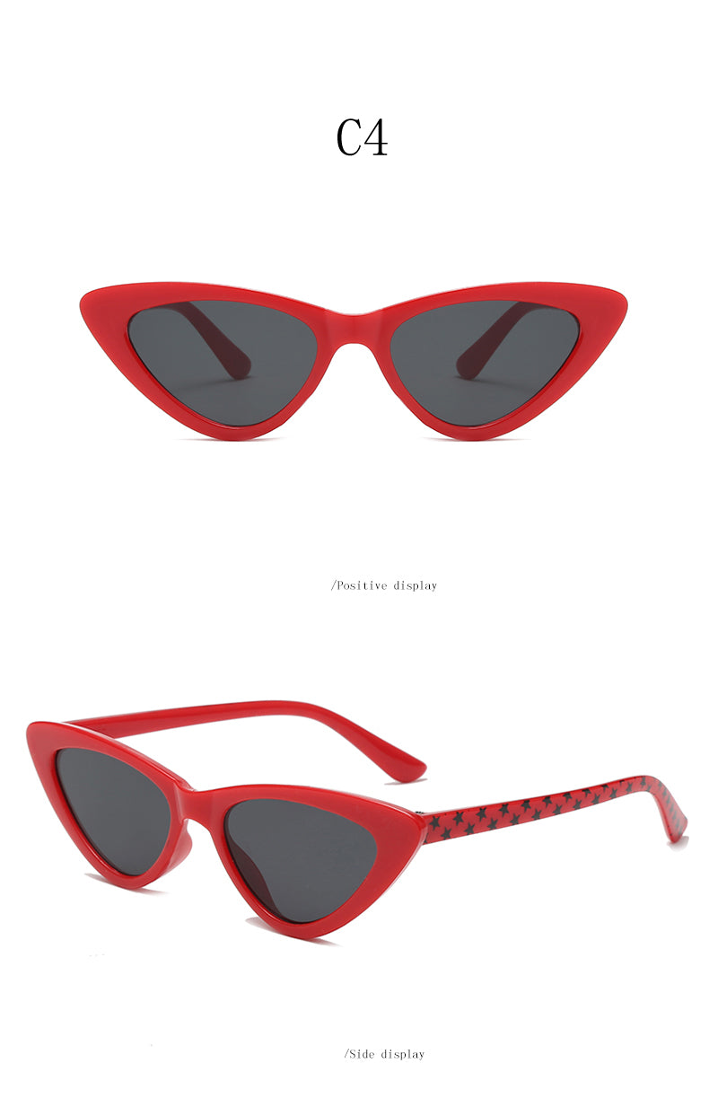 Children Sunglasses Fashion Cute Cat Eye Eyewear For Girl Boy Baby Kids Infant Shades Goggles Outdoor Anti-glare UV400 Glasses
