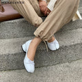 Tabi Shoes Ballet Falts Leather Ballerina Shoes For Women Split Toe Flats Tabi Shoes Slip On Soft Bottom Moccasins with Bowress