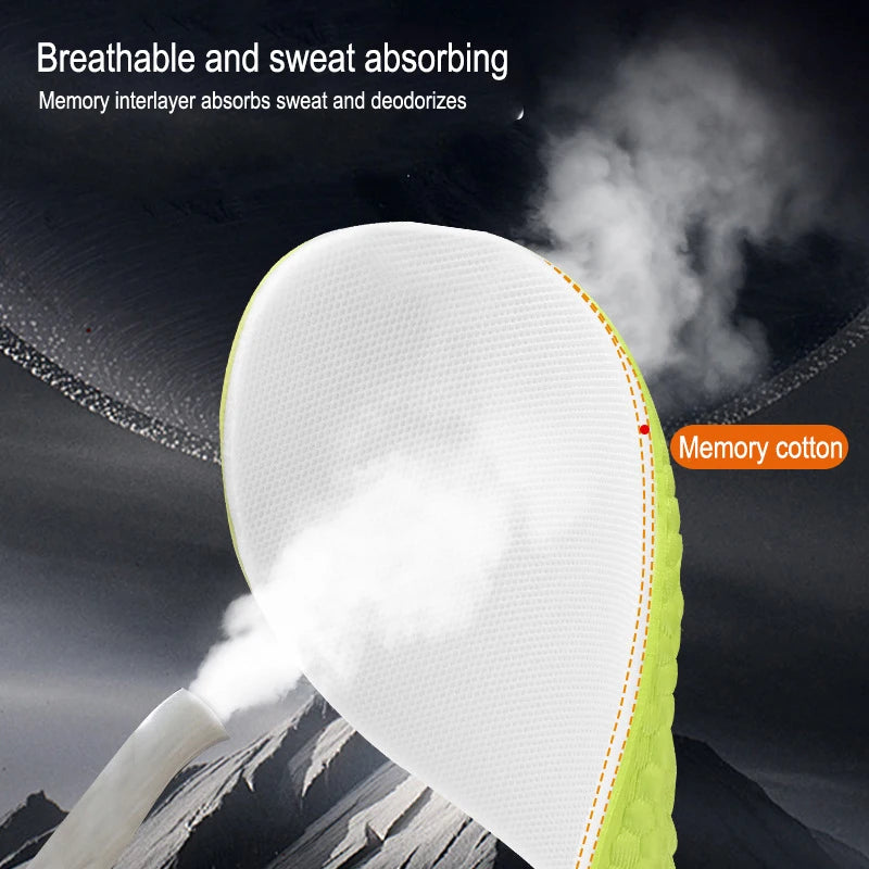 Height Increase Insole Shock Absorbant Breathable Memory Foam Full Palm Insole Soft And Not Deformed Height Shoe Pads - Free Item Weekend (50% off).