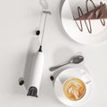 Electric Milk Frother Machine - Kitchen Drink Foamer Mixer Stirrer for Coffee Cappuccino Creamer Frothy Blend Whisker Egg Beater