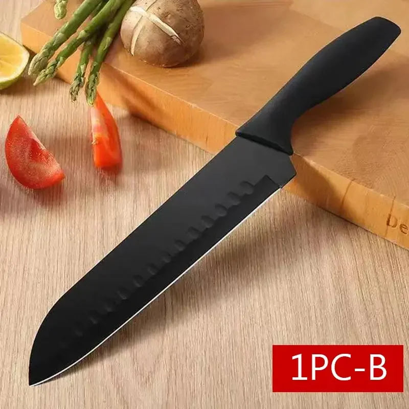 Kitchen Knfie Set Chef Knife Professional Kitchen Knives Fruit Meat Cutting Knives Kitchen Utility Slicing Chopper Butcher Knife