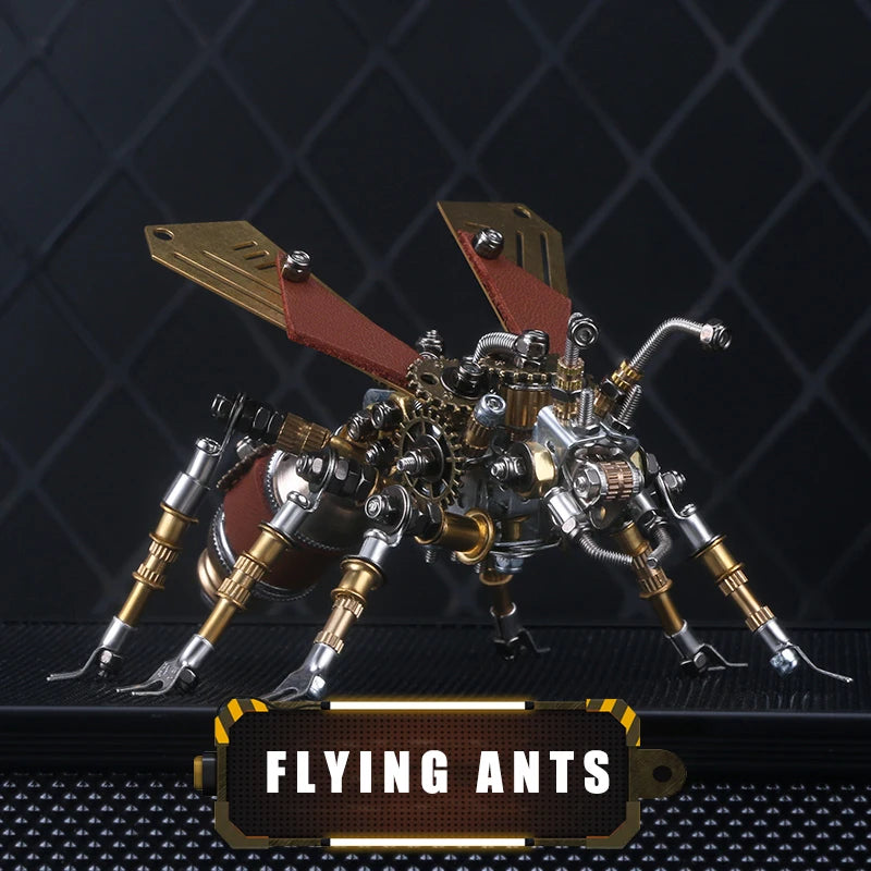 3D Metal Three-Dimensional Mechanical Cattle Spider Model Puzzle DIY Assemble Building Blocks Toys  for Adult Children Gift
