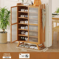 Simple shoe rack, multi-layer storage rack at the door of the home, dust-proof shoe cabinet, not for solid wood rental houses