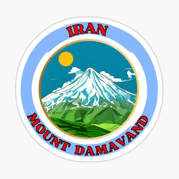 IRAN Islamic Republic Iranian Map-Flag Persia Persian Vinyl Bumper Sticker Decal