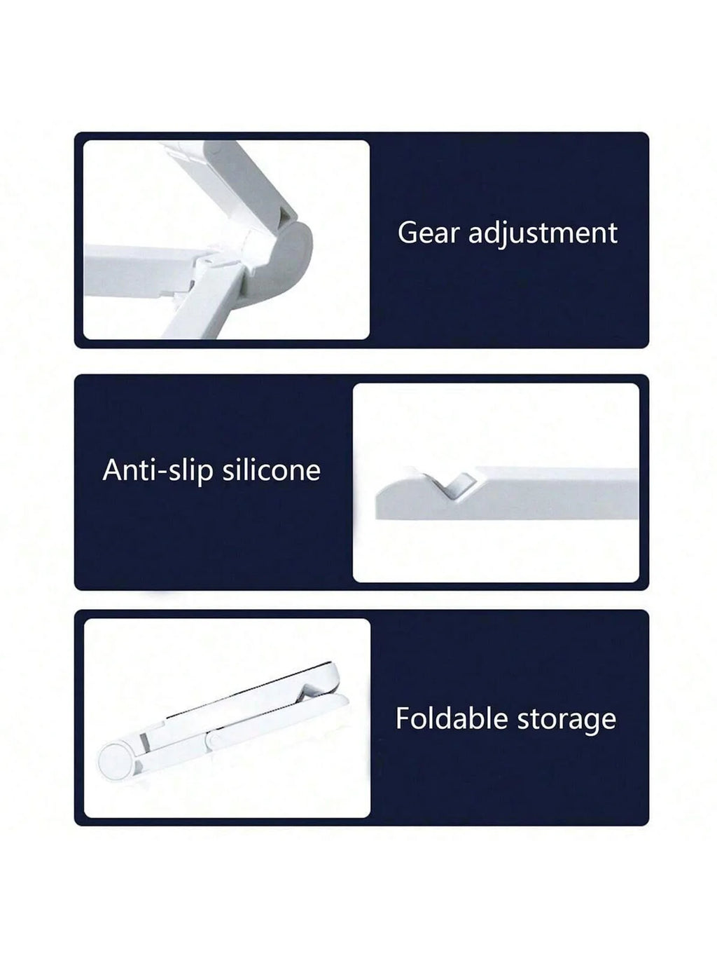 1Pc Mobile Phone Tablet Stand Multifunctional Folding Desktop Lazy Creative Portable Simple Stand