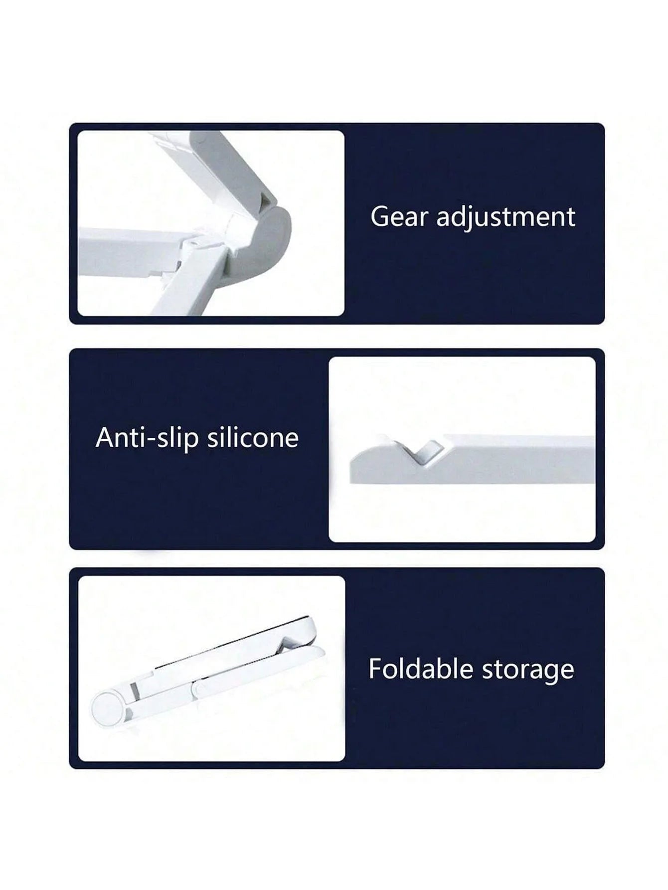 1Pc Mobile Phone Tablet Stand Multifunctional Folding Desktop Lazy Creative Portable Simple Stand