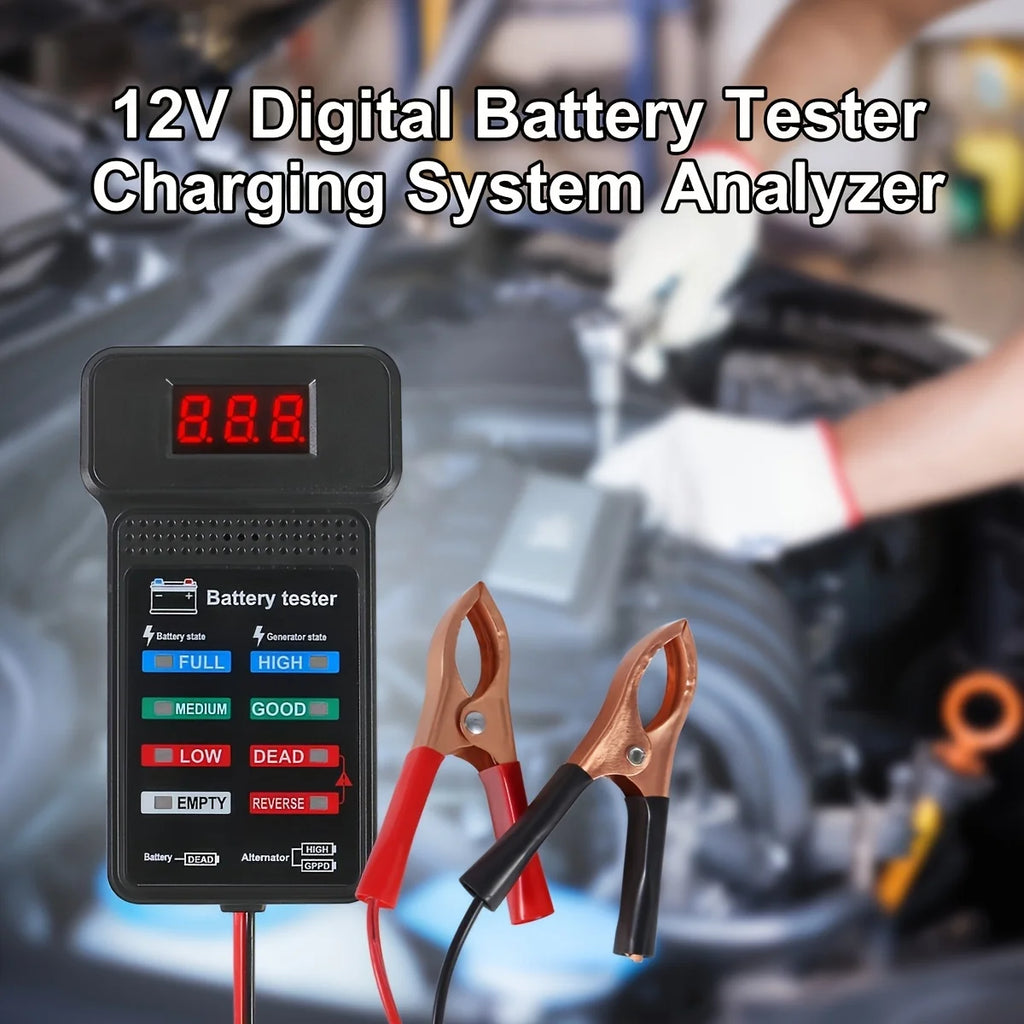 Battery Defect Detection Tool, Battery Health Assessment, Generator Condition Assessment, Battery Diagnostics, Power Equipment Maintenance, Compact Tester, Professional Tester, Reliable Performance, Voltage Tester, Maintenanc