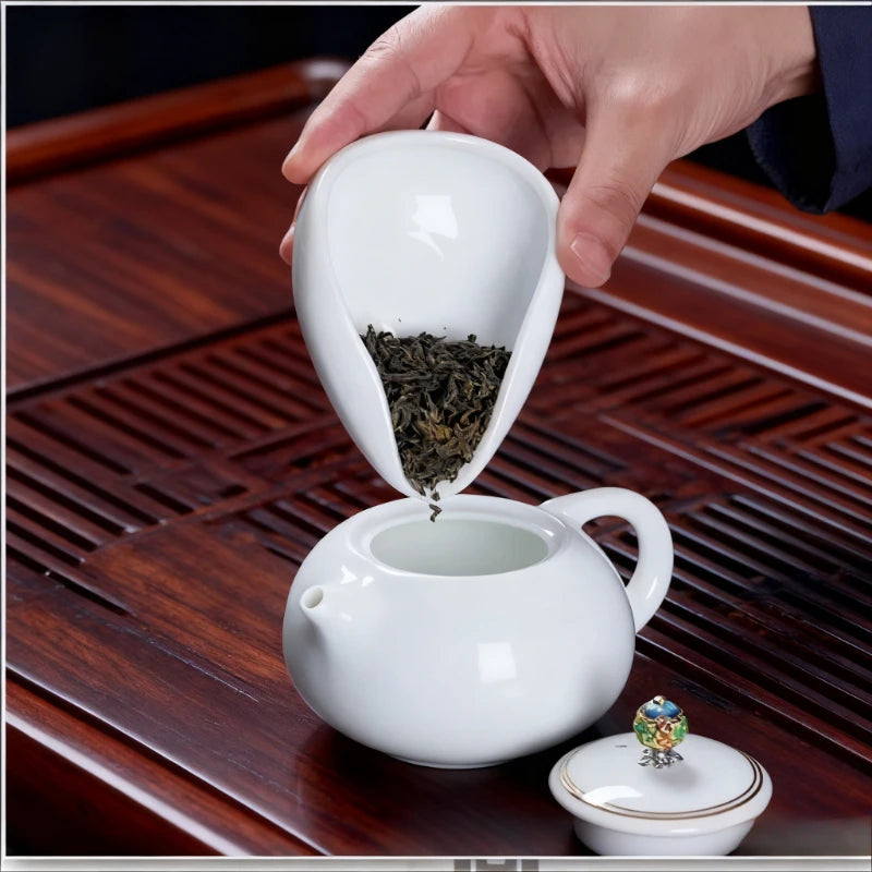 Coffee Bean Measuring Tray Ceramic Measure Shovel for Weighing and Filling Coffee Beans Home Coffee Accessories Barista Tools