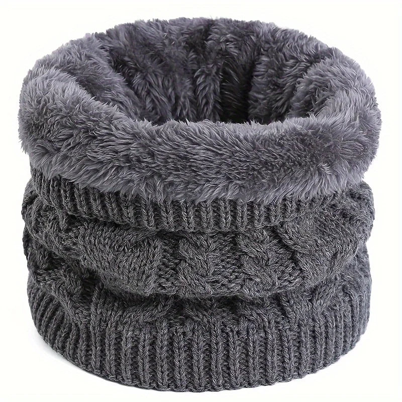 Fashion Polyester Fiber Neck Warm Scarf Suitable for Comfortable Winter Accessories for Men and Women in Cold Weather