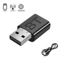 2 In 1 USB Bluetooth Receiver Transmitter Car Bluetooth 5.0 Audio Adapter TV Computer Wireless Bluetooth Converter Plug and Play