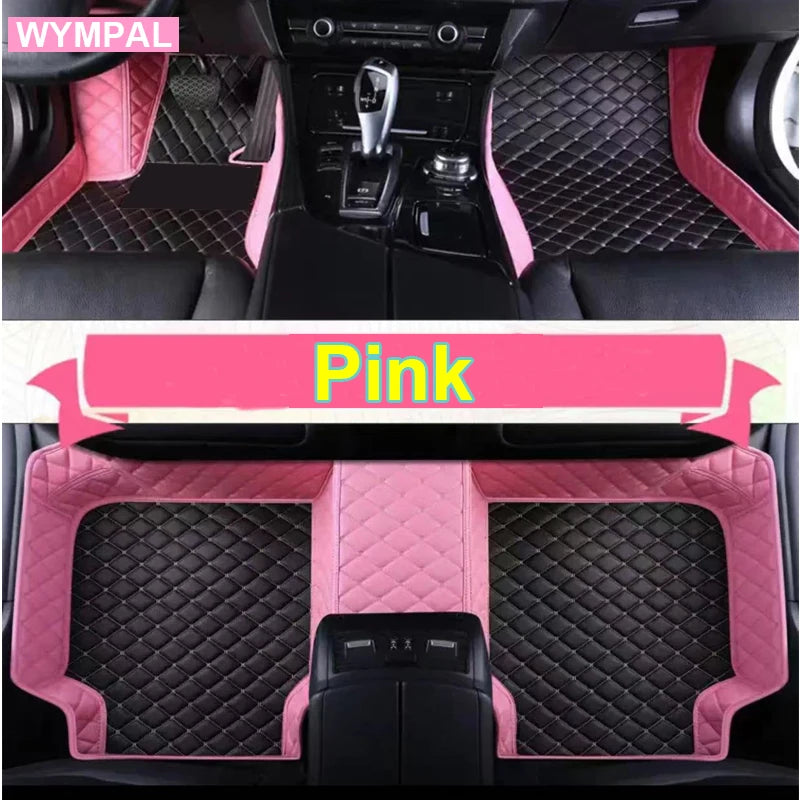 Car Mats For VW VW Passat CC 2008~2016 Floor Rug Set Auto Interior Parts Carpet Pad Luxury Leather Mat Car Accessories