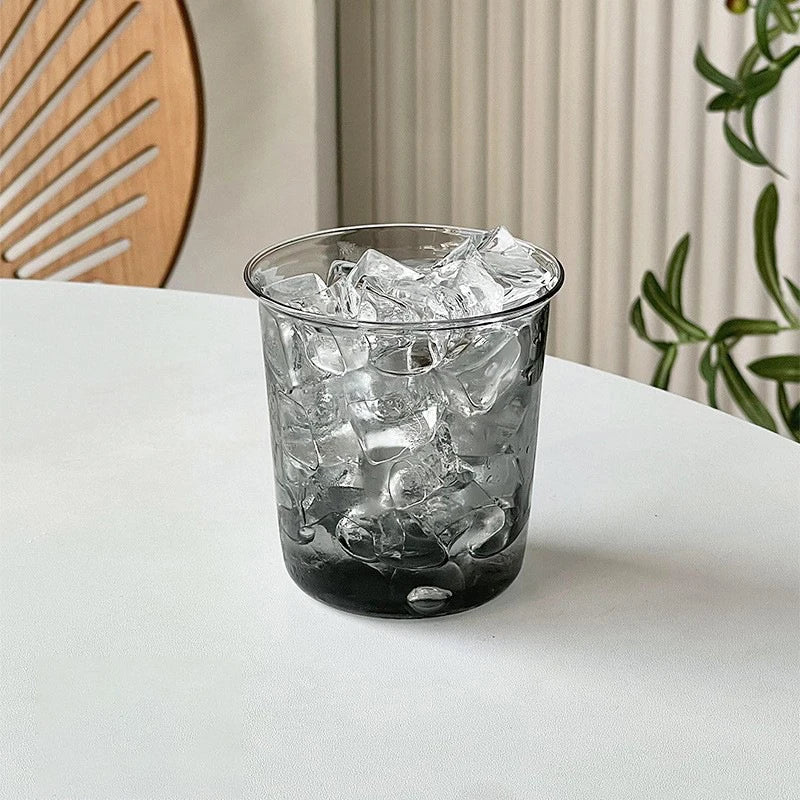 Coffee Cup Curled Latte Cups Household Glass Drinkware Juice Milk Simple Mug Transparent Water Bottles Glassware Cups Coffeeware