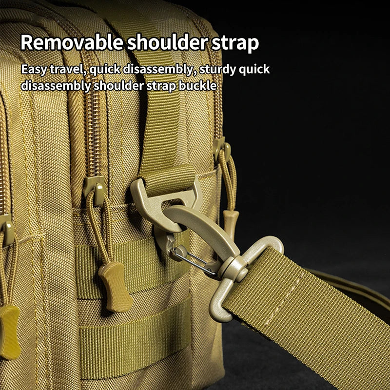 Outdoor Tactical Handbags Shoulder Bag Camping For Man Hiking Travel Climbing Fishing Chest Bag Outdoor Cycling Camping