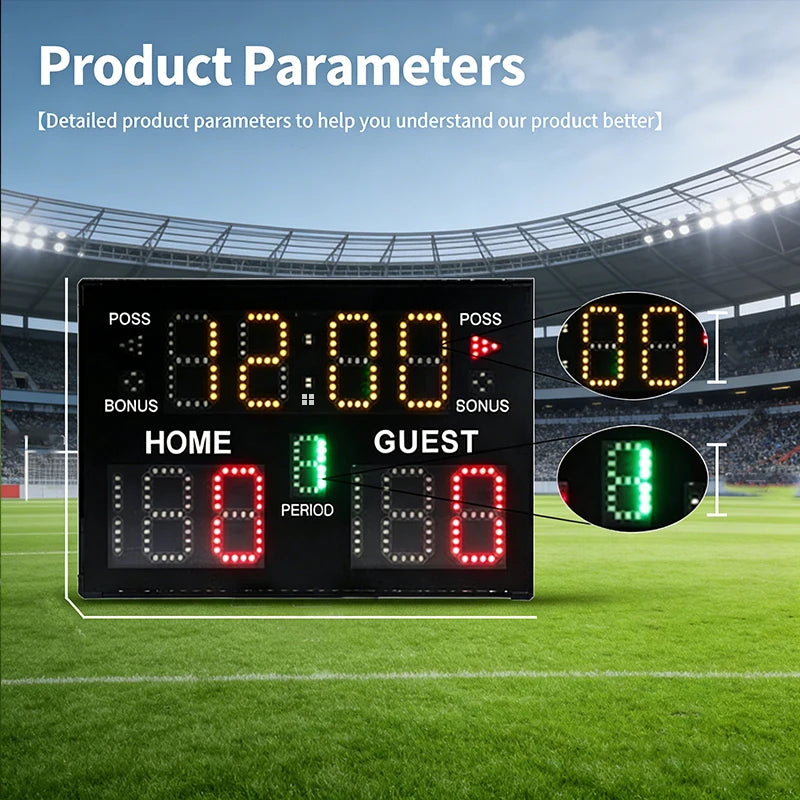 Sports Basketball Game Electronic Table Tennis  Football Tennis , Electronic Scoreboard Charging with tirpod